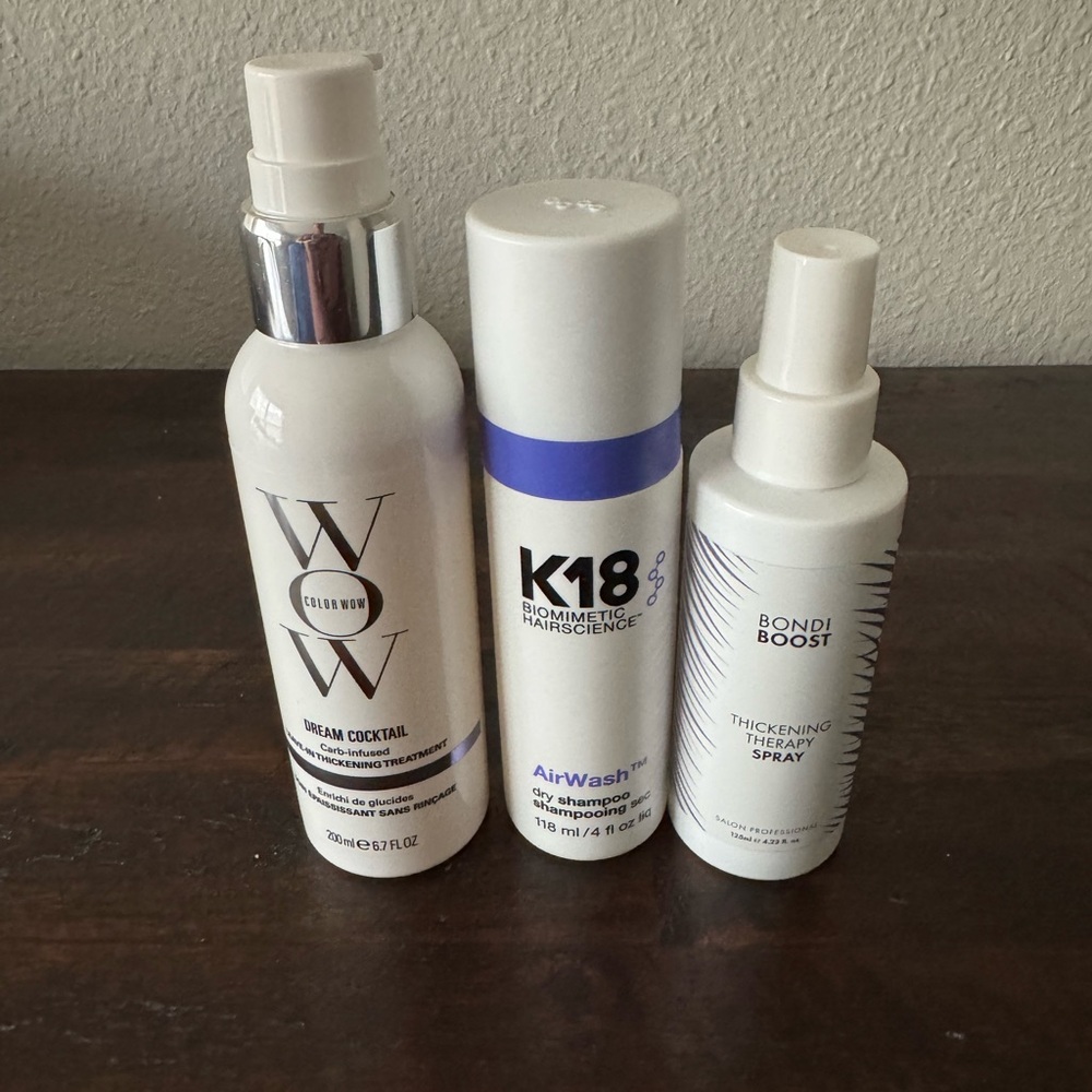 3 piece hair care styling products
